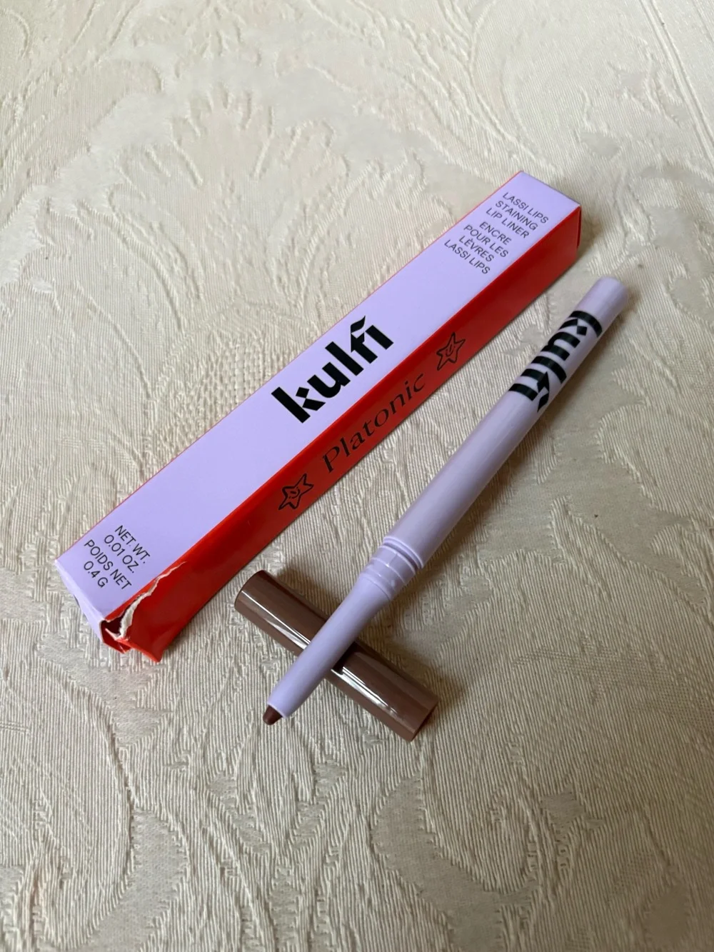 Kulfi Lassi Lips Staining Lip Liner Pencil in Platonic BNIB